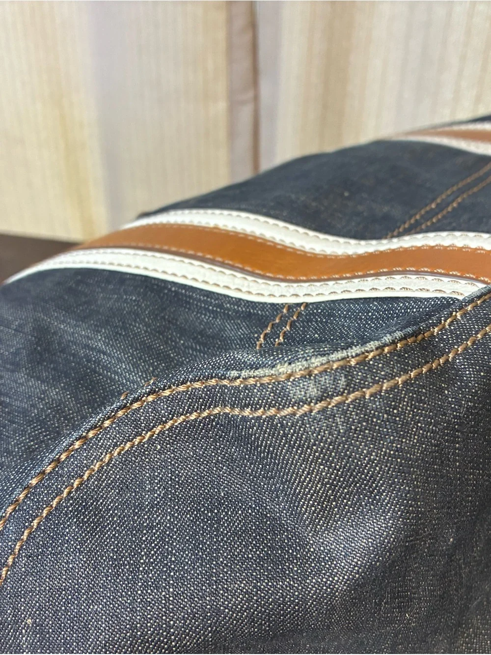 Burberry Blue Label Denim Tote